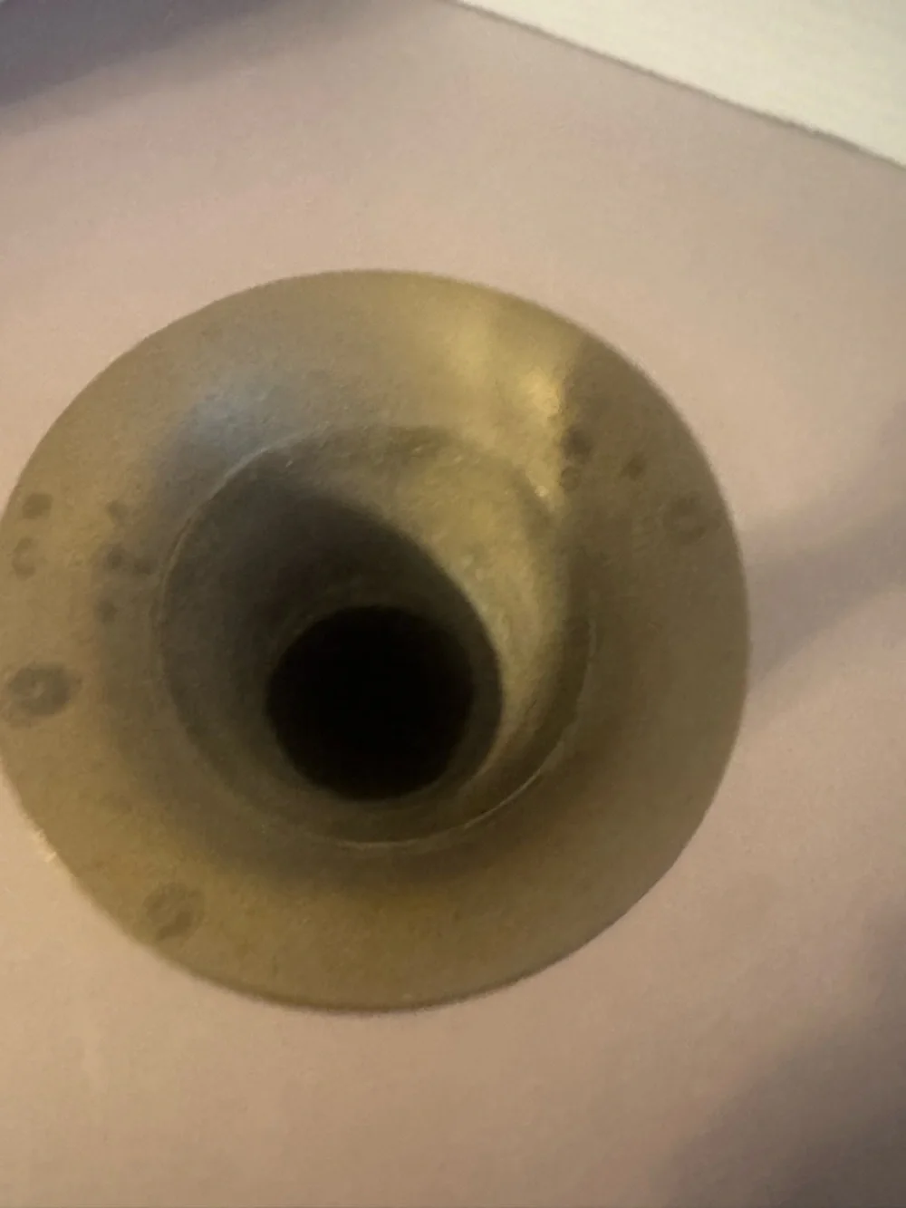 Vintage Small Enameled Vase - Aged